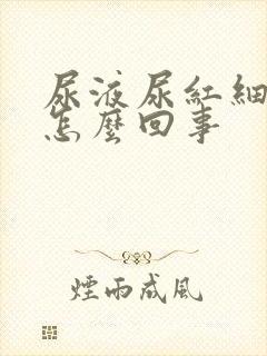 尿液尿红细胞高怎么回事