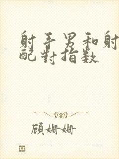 射手男和射手女配对指数