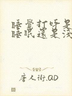 睡觉打呼是深度睡眠还是浅度睡眠