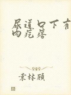 尿道口下有一个肉疙瘩