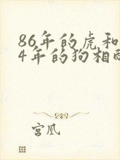 86年的虎和94年的狗相配吗