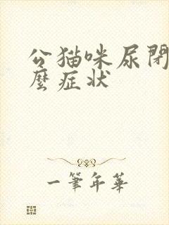 公猫咪尿闭是什么症状