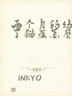 两个月的幼猫得了猫瘟怎么在家治