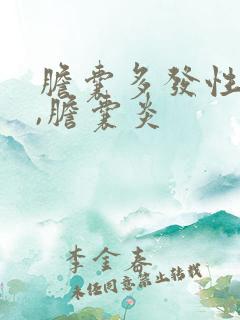 胆囊多发性结石,胆囊炎