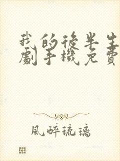 我的后半生电视剧手机免费观看