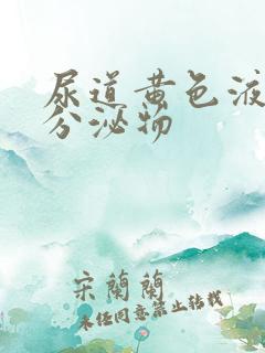 尿道黄色液体性分泌物