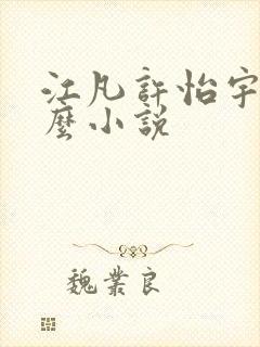 江凡许怡宇是什么小说