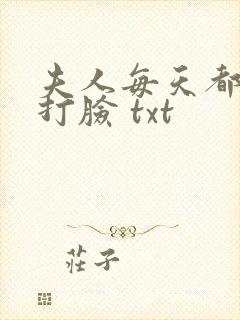 夫人每天都在线打脸 txt