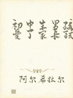 初中生男孩谈恋爱了家长该怎么办