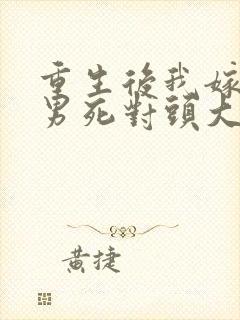 重生后我嫁给渣男死对头大结局