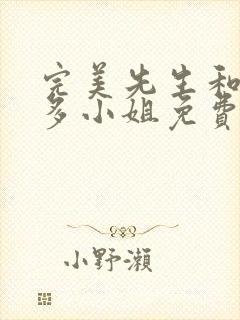 完美先生和差不多小姐免费观看