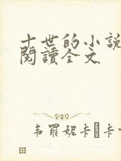 十世的小说在线阅读全文