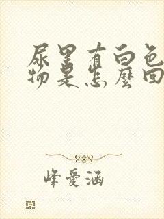 尿里有白色沉淀物是怎么回事