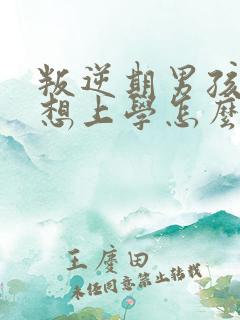 叛逆期男孩子不想上学怎么办