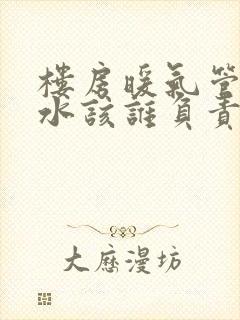 楼房暖气管道漏水该谁负责