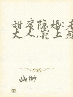 甜蜜隐婚:老公大人,宠上瘾