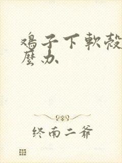 鸡子下软壳蛋怎么办