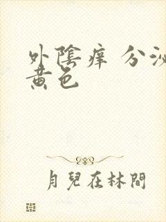 外阴痒 分泌物黄色