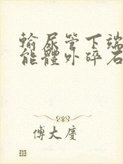 输尿管下端结石能体外碎石吗