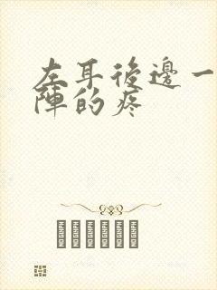 左耳后边一阵一阵的疼