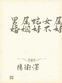 男属蛇女属羊的婚姻好不好