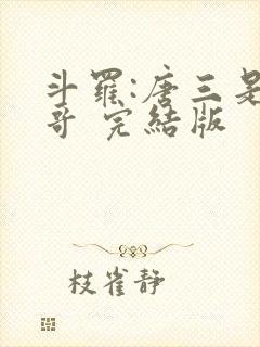 斗罗:唐三是我哥 完结版