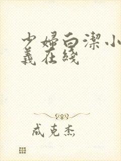 少妇白洁小说高义在线