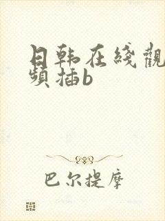 日韩在线观看视频插b