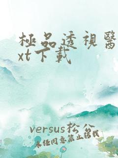 极品透视医圣txt下载