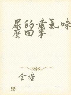 尿的黄气味大怎么回事