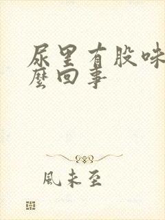 尿里有股味道怎么回事