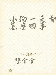 小狗一天都不尿怎么回事