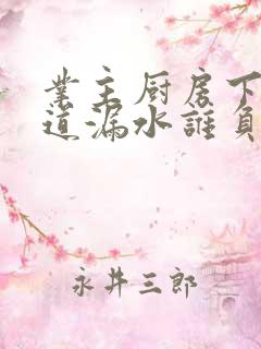 业主厨房下水管道漏水谁负责