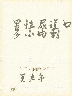 男性尿道口长很多小肉刺