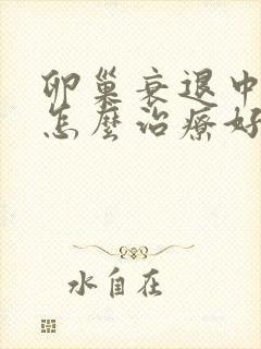 卵巢衰退中医该怎么治疗好