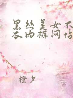 黑丝美女不穿内衣内裤网站