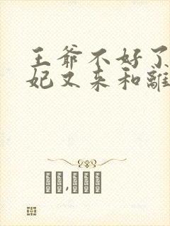 王爷不好了,王妃又来和离了