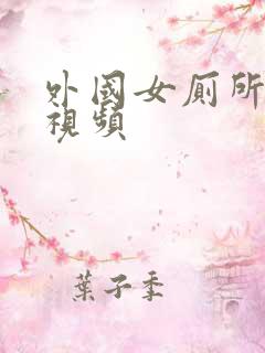 外国女厕所偷拍视频