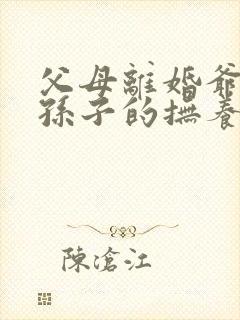 父母离婚爷爷对孙子的抚养有义务吗