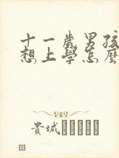 十一岁男孩子不想上学怎么办