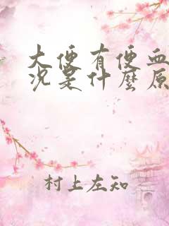 大便有便血的情况是什么原因