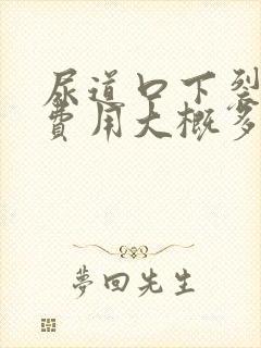 尿道口下裂治疗费用大概多少