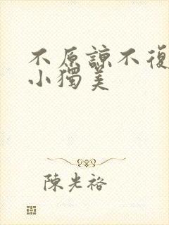 不原谅不复合苏小独美