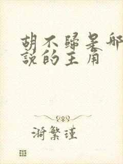 胡不归是哪部小说的主角