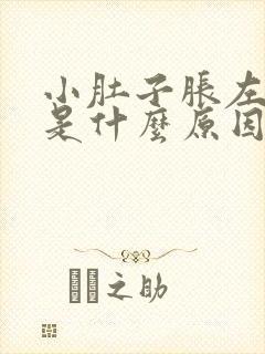 小肚子胀左侧疼是什么原因女性