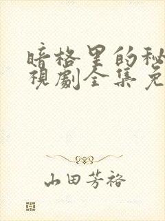 暗格里的秘密电视剧全集免费观看完整