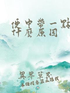 便中带一点血是什么原因