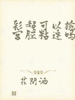 彩超可以检查出宫腔粘连吗