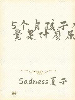 5个月孩子不睡觉是什么原因