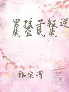 男孩子叛逆期几岁至几岁